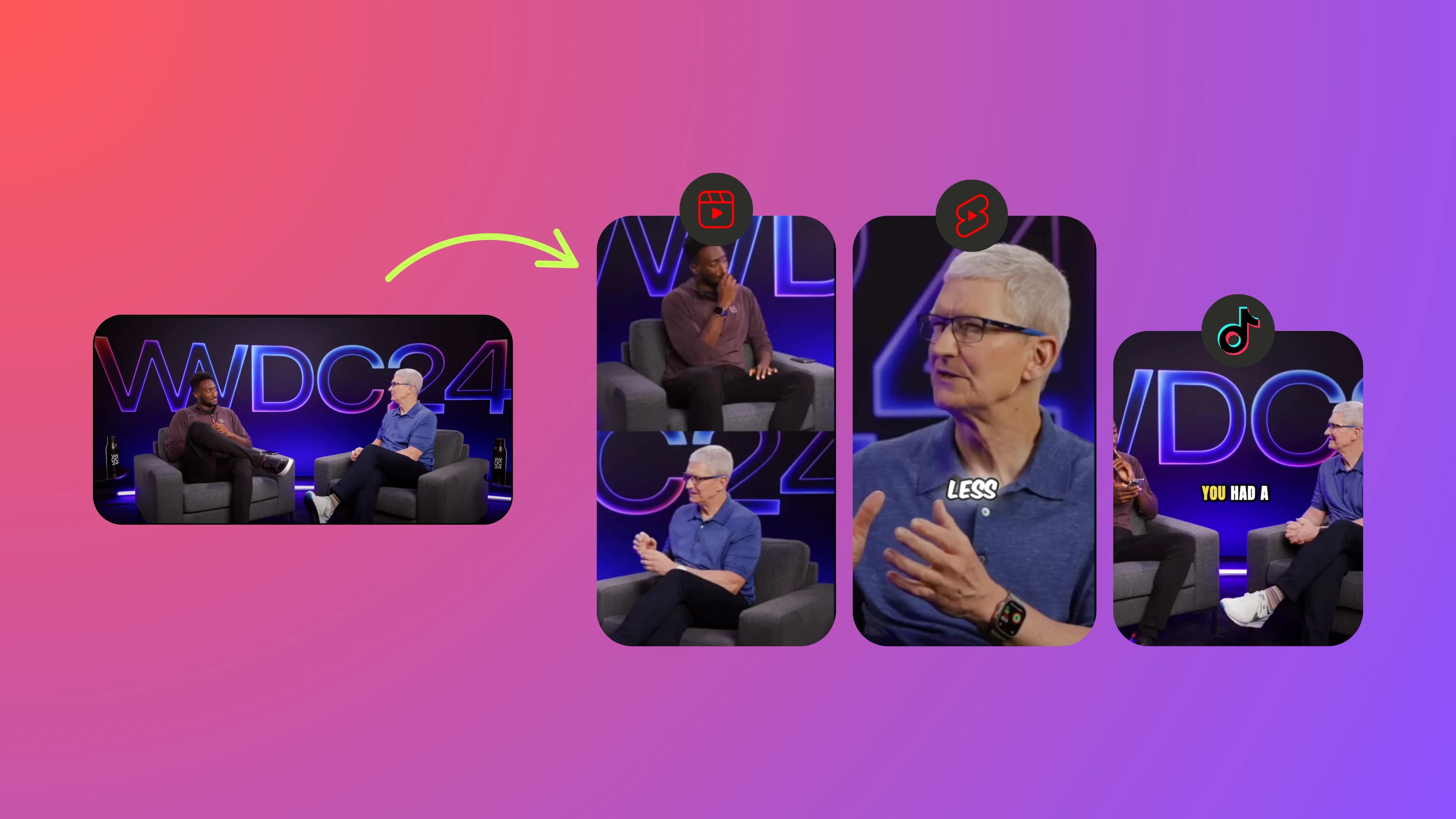 YouTube Shorts Maker Interface